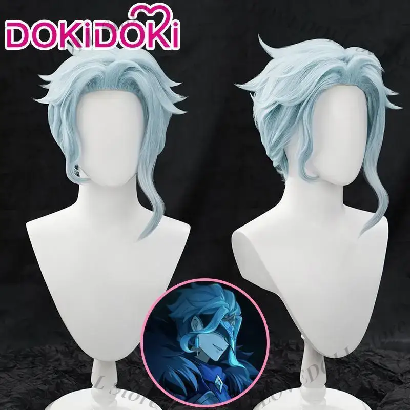 Anime Cosplay Wig Heat Resistant - Anime Genshin Impact Il Dottore Cosplay