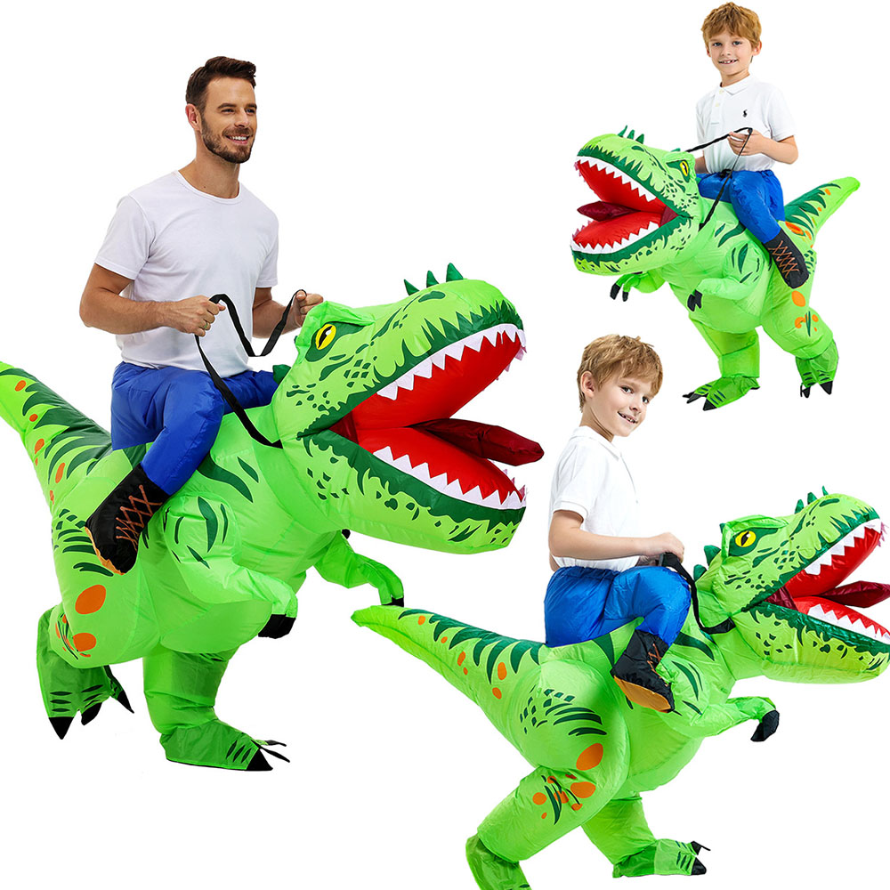 Children/Adults Dinosaur Infla - огляд і ціна Inflatable Dinosaur Costume Adult