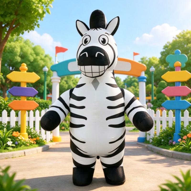 Funny Zebra Inflatable Mascot  - огляд і ціна Costumes