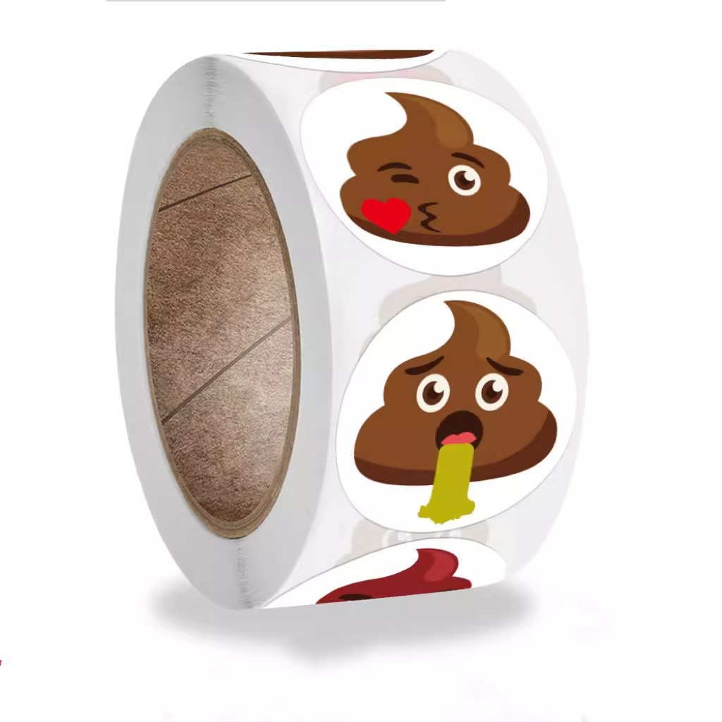 100-500pcs Funny Poop Cartoon  - огляд і ціна Prank Toys
