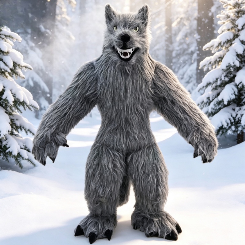 Giant Inflatable Grey Wolf Mas - огляд і ціна Costumes