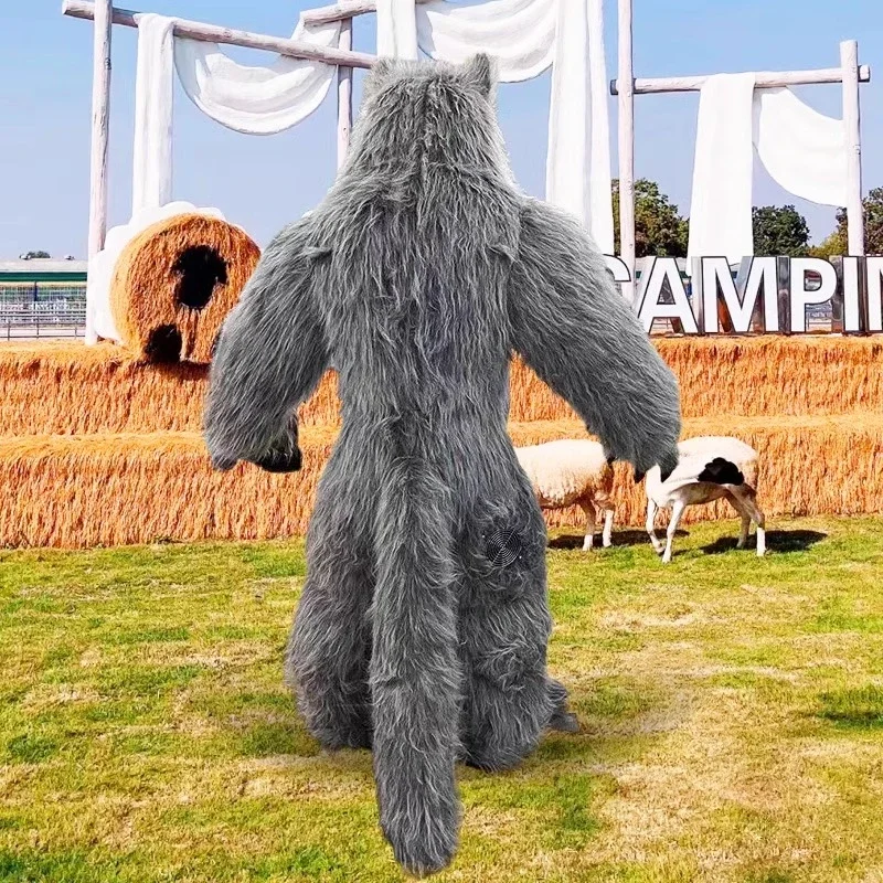 Giant Inflatable Grey Wolf Mas - огляд і ціна Costumes