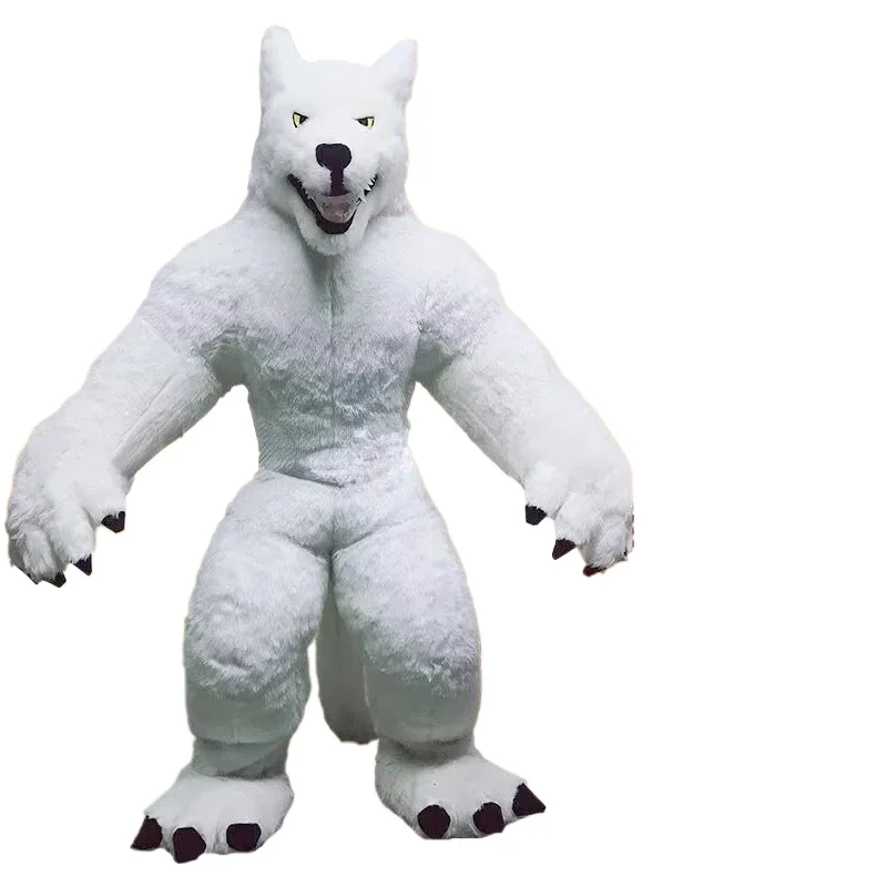 Giant Inflatable Grey Wolf Mas - огляд і ціна Costumes