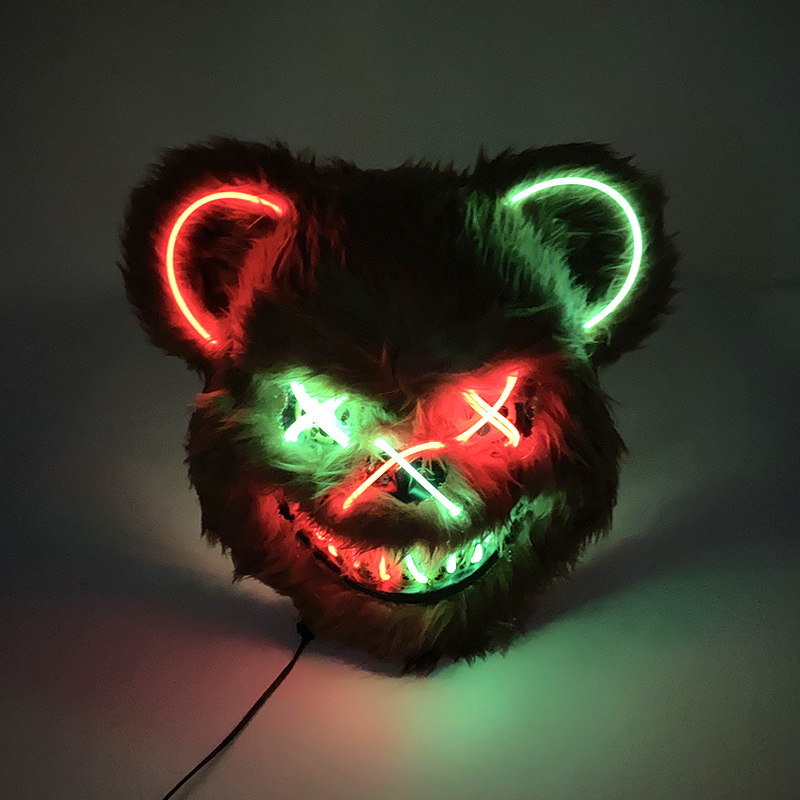 Halloween Light Up Horror Anim - огляд і ціна Led Purge Mask Halloween