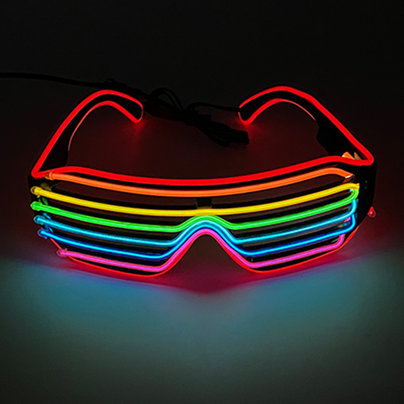 Fluorescent Colorful Glowing G - огляд і ціна Glow In The Dark Party Glasses